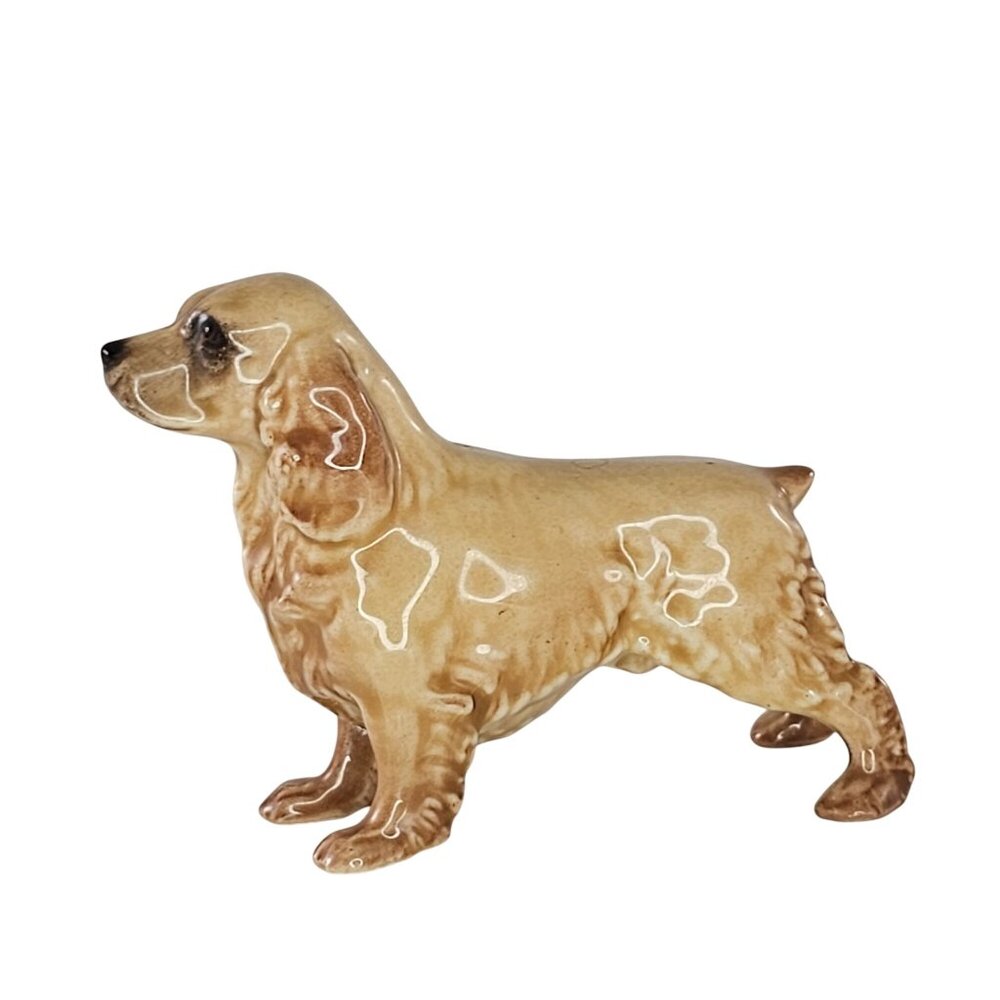 Vintage Hagen Renaker DW Cocker Spaniel His Nibs Figurine Ceramic Glossy *Repair